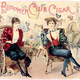 An 1890s caricature of women in bloomers featured on the lid of a cigar box